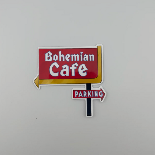 Bohemian Cafe Sticker