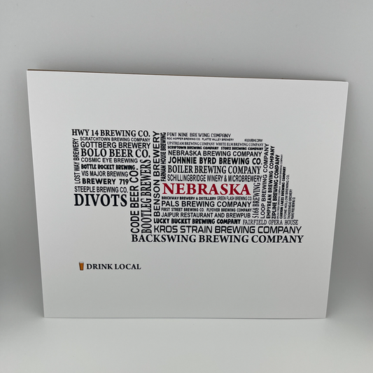 Nebraska Brewery Print