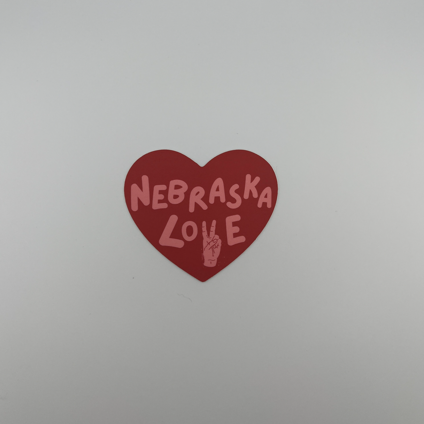 Nebraska Love Sticker