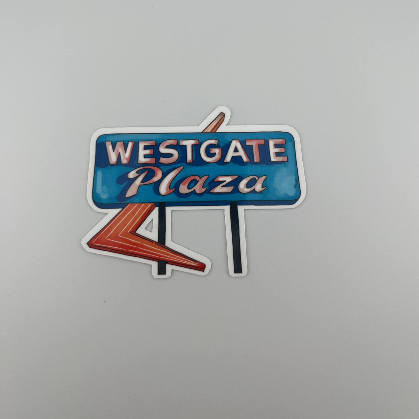 Westgate Plaza Sign Sticker